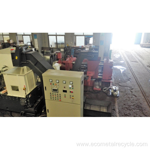 Horizontal Copper Granules Steel Chips Briquette Machine